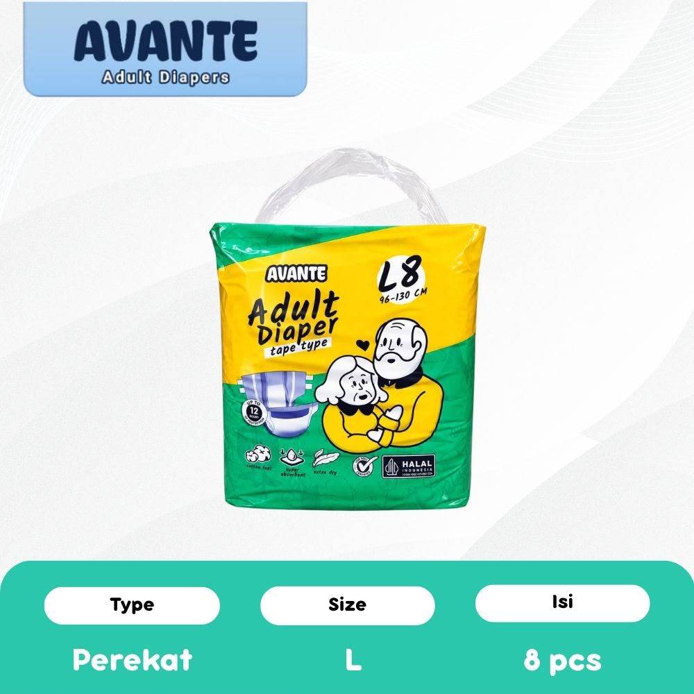 AVANTE PEREKAT Popok Dewasa All Size M9/L8/XL7