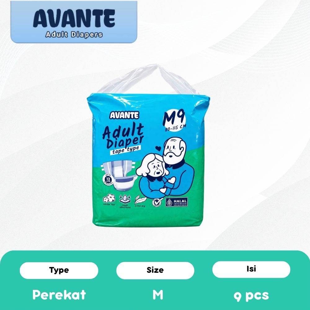AVANTE PEREKAT Popok Dewasa All Size M9/L8/XL7