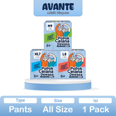 AVANTE Popok Dewasa Celana All Size M9/L8/XL7