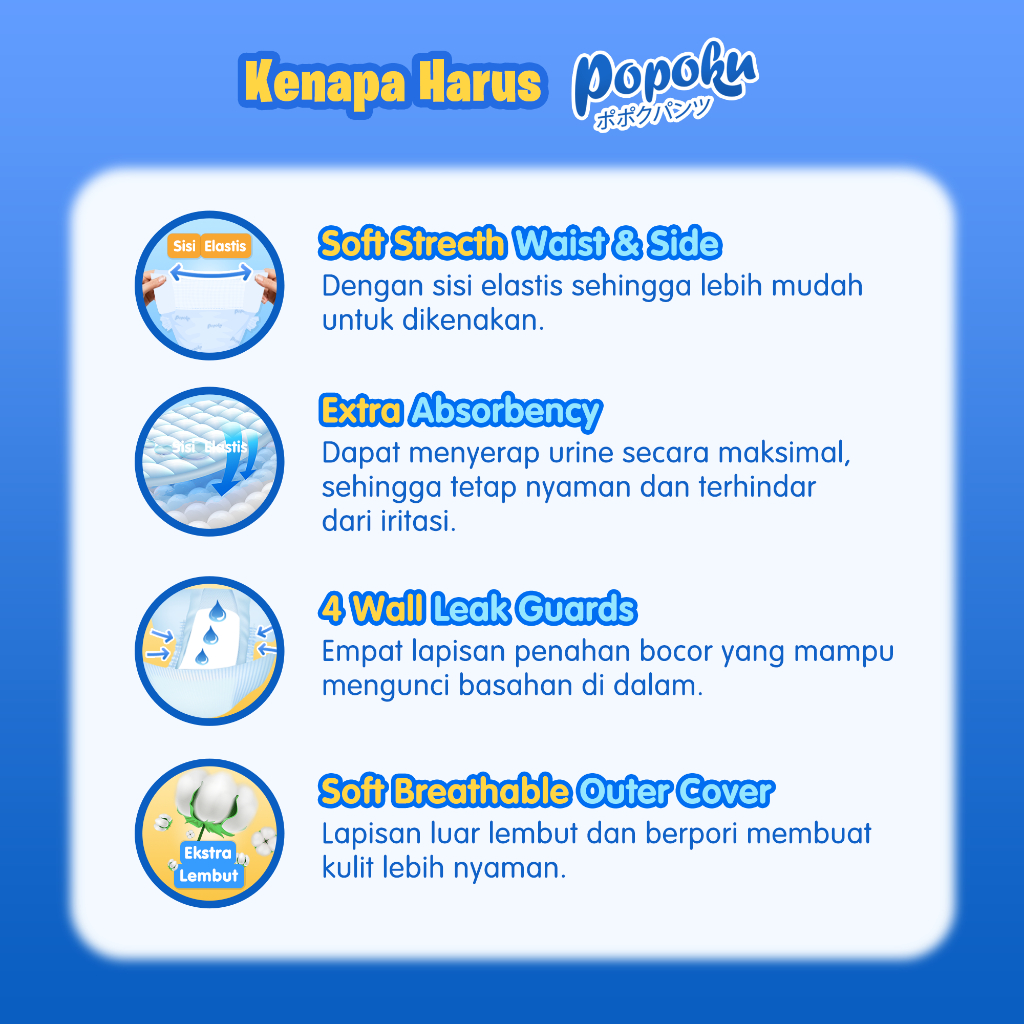 Popoku Popok Dewasa Tipe Celana Size L