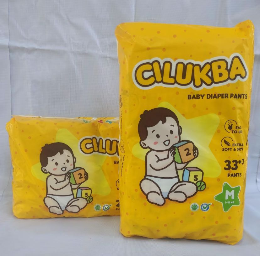 BigPack Cilukba Popok Bayi Celana Pants M 33+3 Diaper - Gambar 4