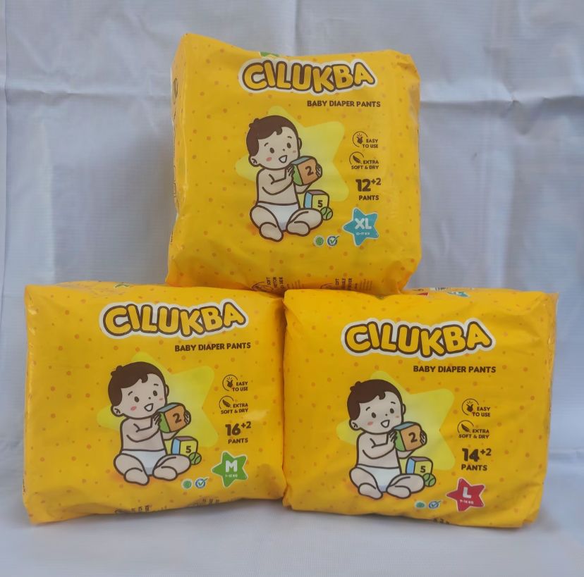 Cilukba Popok Bayi Celana Pants XL 12+2 - Gambar 4