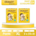 [BUNDLING MIDPACK] CILUKBA Popok Bayi Celana XL 2x (12+2)