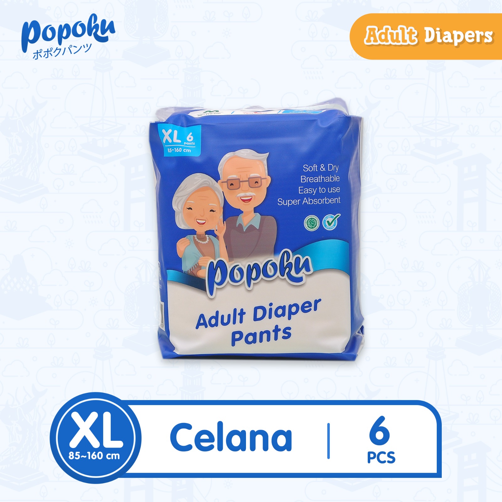 Popoku Popok Dewasa Tipe Celana Size XL