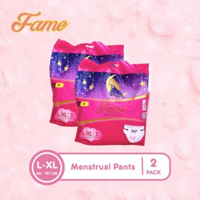 TWINPACK FAME Celana Menstruasi Size L - XL Pembalut Celana Menstrual Pants