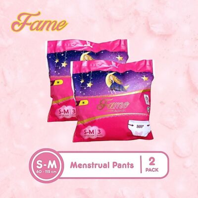 TWINPACK FAME Celana Menstruasi Size S - M Pembalut Celana Menstrual Pants